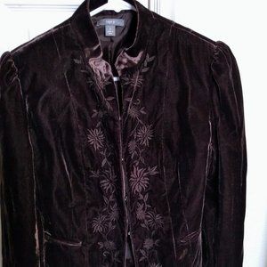 Velvet blazer